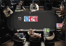 table de jeux de poker sur Bwin Poker